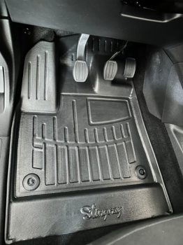 3D килимки FIAT Doblo K9 (2022-...) з підлокітником з бортиками 30 мм (Stingray). Фото 9