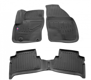 3D килимки Ford C-Max (2003-2010) з бортиками 30 мм (Stingray)