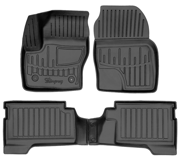 3D килимки для Ford C-Max hybrid (2010-2019) з бортиками 30 мм (Stingray)