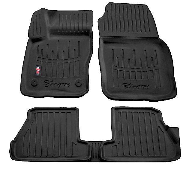 3D коврики FORD Focus III C346 USA 2011-2018 с бортиками 30 мм Stingray