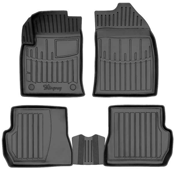 3D килимки для Ford Fusion (2002-2012) з бортиками 30 мм (Stingray). Фото 3
