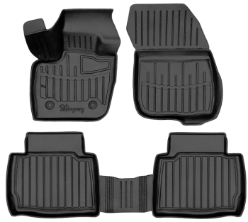 3D килимки для Ford Fusion (USA) (restail) (2016-...) з бортиками 30 мм (Stingray)