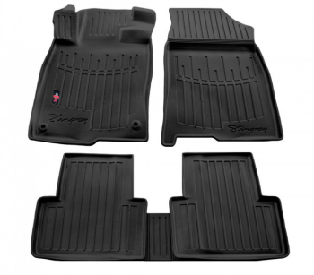 3D коврики Honda Civic 4d/5d 2017-... с бортиками 30 мм Stingray