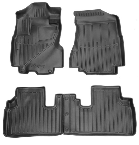 3D коврики Honda CR-V II 2002-2006 с бортиками 30 мм Stingray