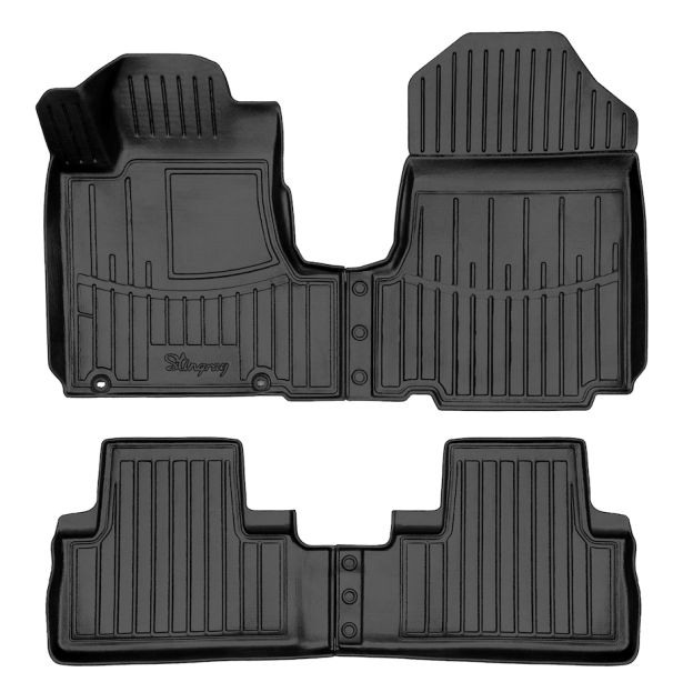 3D килимки для Honda CR-V III (2006-2012)  з бортиками 30 мм (Stingray). Фото 2