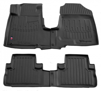 3D килимки Honda CR-V III (2006-2012) з бортиками 30 мм (Stingray)