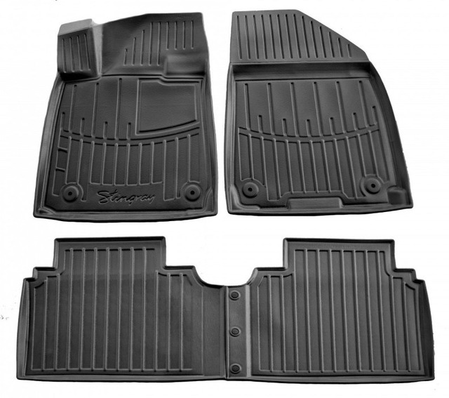 3D коврики Hyundai Ioniq 6 2022-... с бортиками 30 мм Stingray