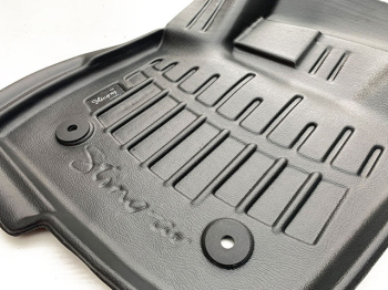 3D коврики HYUNDAI iX35 2010-2015 с бортиками 30 мм Stingray. Фото 5