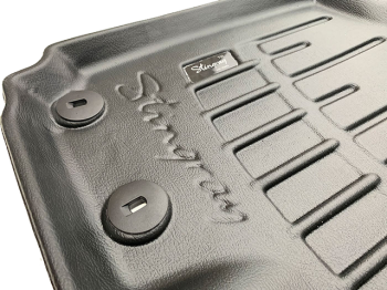 3D коврики HYUNDAI iX35 2010-2015 с бортиками 30 мм Stingray. Фото 4