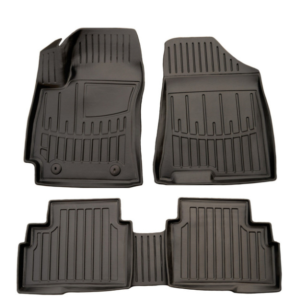 3D коврики Hyundai Kona 2023-... с бортиками 30 мм Stingray