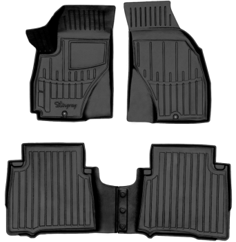 3D килимки для Hyundai Santa Fe I (SM) (2001-2006) з бортиками 30 мм (Stingray)