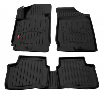 3D резиновые коврики KIA Ceed І 2006-2012 с бортиками 30 мм Stingray