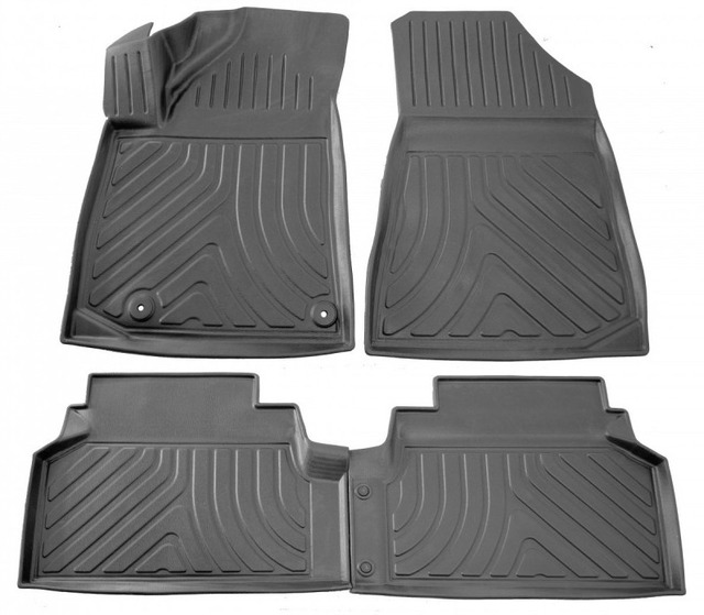 3D коврики Kia Niro EV 2022-... с бортиками 30 мм Stingray