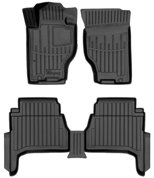 3D килимки для Kia Sorento I (BL) (2002-2009)  з бортиками 30 мм (Stingray)
