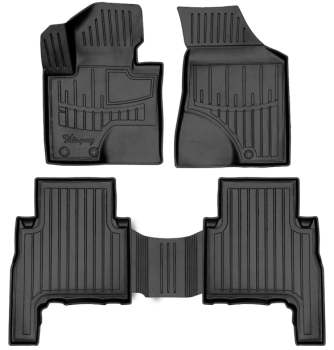 3D килимки для Kia Sorento II (XM) (2009-2012) з бортиками 30 мм (Stingray)
