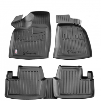 3D коврики Lada 2112 1997-2008 с бортиками 30 мм Stingray