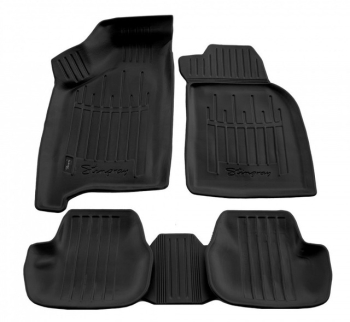 3D коврики Lada 2114 2001-2013 с бортиками 30 мм Stingray