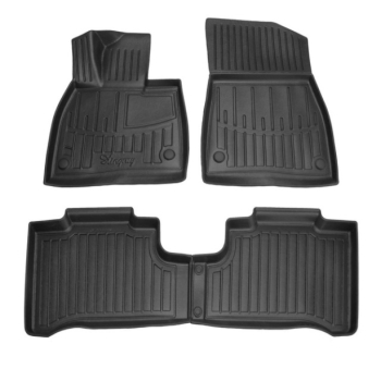 3D коврики Mercedes Benz EQE SUV X294 2023-... с бортиками 30 мм Stingray