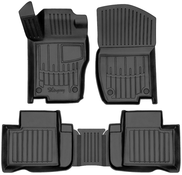 3D килимки для Mercedes ML (W164) 05-/GL (X164) 06- з бортиками 30 мм (Stingray)
