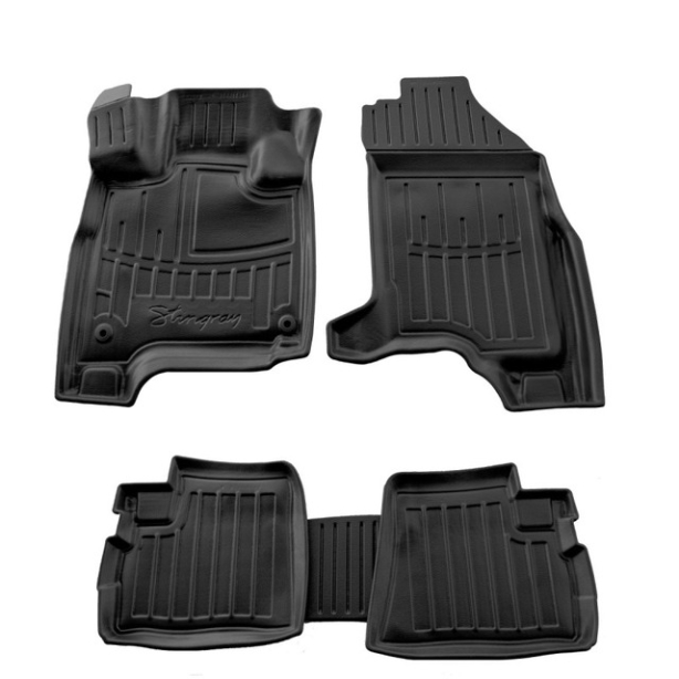 3D коврики Mitsubishi I-Miev 2009-2021 с бортиками 30 мм Stingray