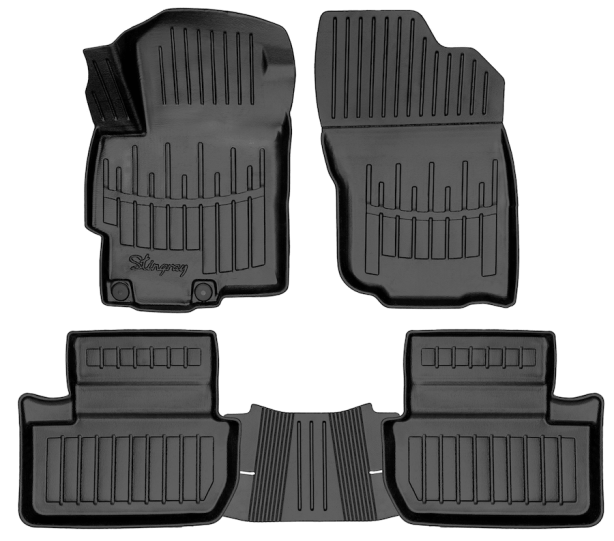 3D килимки для Mitsubishi Lancer X (2007-2015)  з бортиками 30 мм (Stingray)