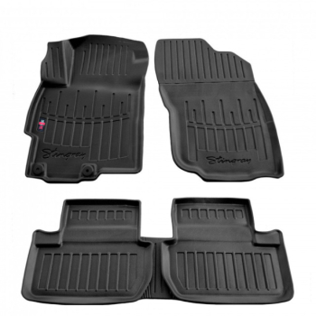 3D коврики Mitsubishi Lancer X 2007-2015 с бортиками 30 мм Stingray