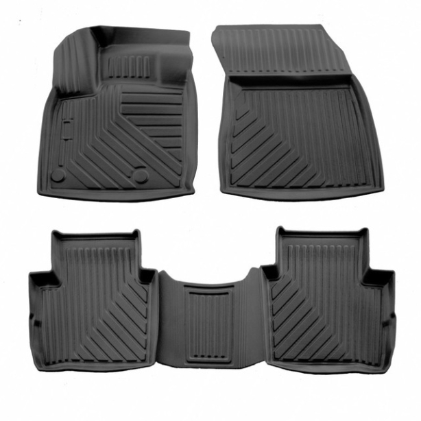 3D коврики Nissan Qashqai J12 2021-... с бортиками 30 мм Stingray