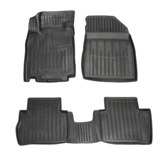 3D коврики Nissan Tiida C11 2004–2011 с бортиками 30 мм Stingray