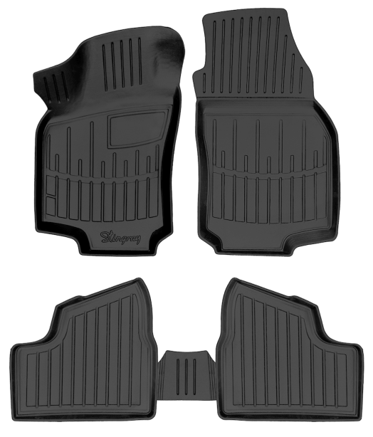 3D килимки для Opel Astra G (1998-2004)  з бортиками 30 мм (Stingray)