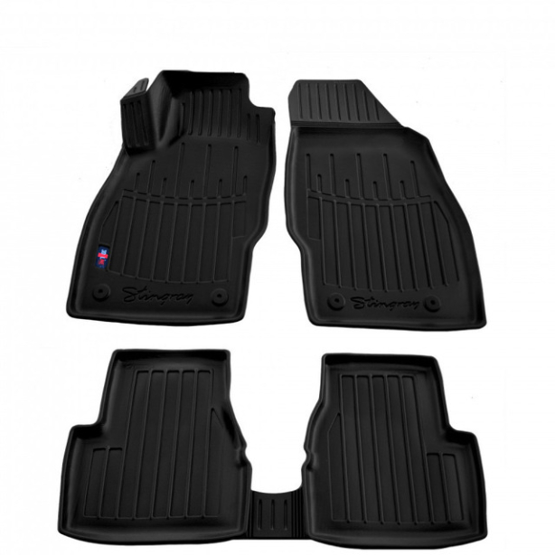 3D коврики Opel Corsa D 2006-2014 с бортиками 30 мм Stingray
