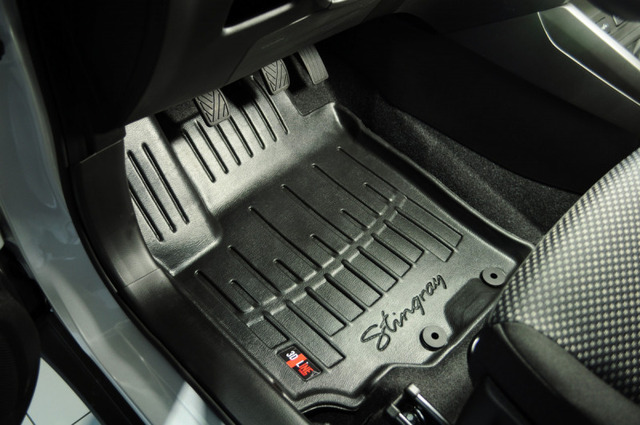 3D коврики Opel Zafira A 1999-2005 с бортиками 30 мм Stingray. Фото 2