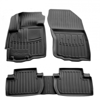 3D коврики Peugeot 4007 2007-2013 с бортиками 30 мм Stingray