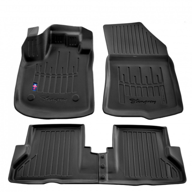 3D коврики RENAULT Dokker 2012-... с бортиками 30 мм Stingray