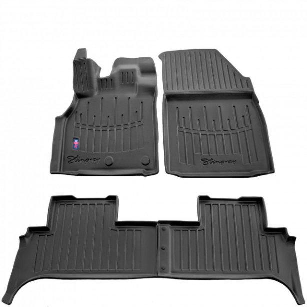 3D коврики RENAULT Scenic III 2009-2016 с бортиками 30 мм Stingray. Фото 2