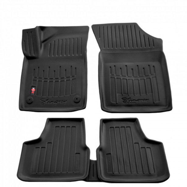 3D коврики SKODA Citigo 2011-... с бортиками 30 мм Stingray