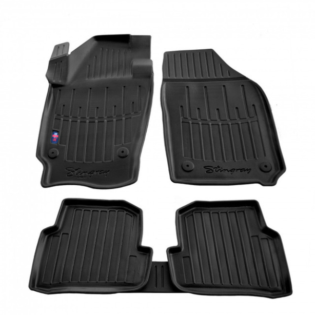 3D коврики SKODA Fabia III 2014 и новее с бортиками 30 мм Stingray