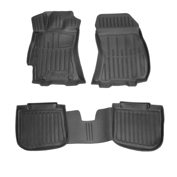 3D коврики Subaru Outback BM 2009-2014 с бортиками 30 мм Stingray