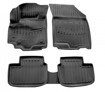 3D коврики Suzuki SX4 I 2006-2013 с бортиками 30 мм Stingray