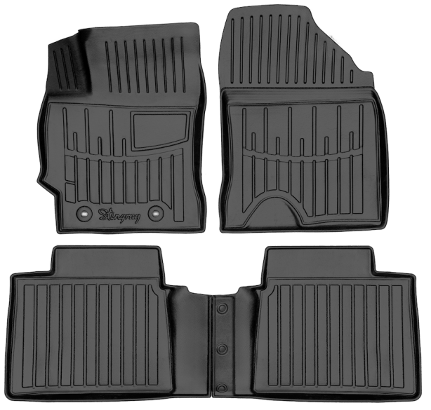 3D коврики Toyota Corolla E160 2012-2018 с бортиками 30 мм Stingray