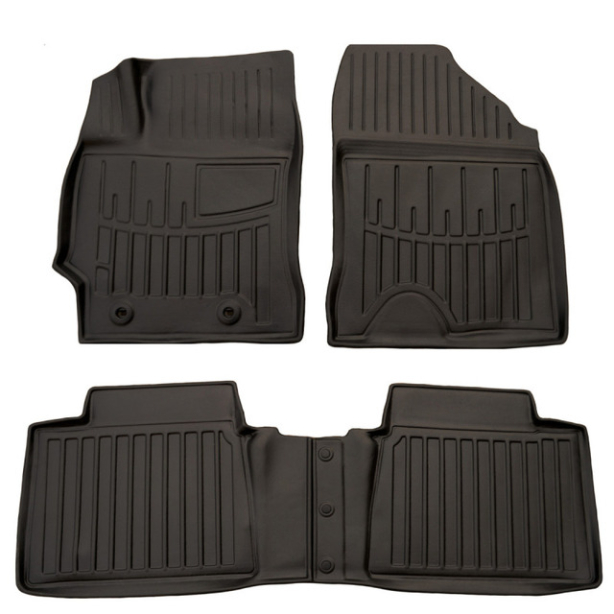 3D коврики Toyota Corolla E160 2012-2018 с бортиками 30 мм Stingray