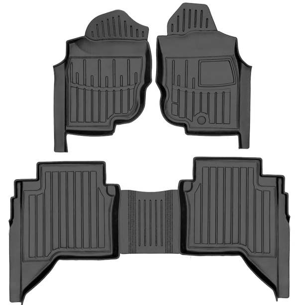 3D коврики Toyota Hilux VII 2004-2015 для правого руля с бортиками 30 мм Stingray