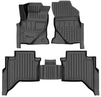 3D коврики Toyota Hilux VIII 2015-... с бортиками 30 мм Stingray