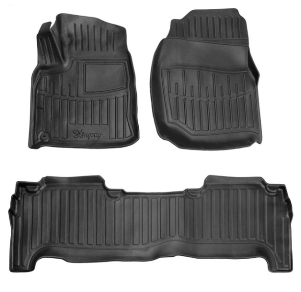 3D коврики Toyota Land Cruiser 100 (1998-2007) с бортиками 30 мм Stingray