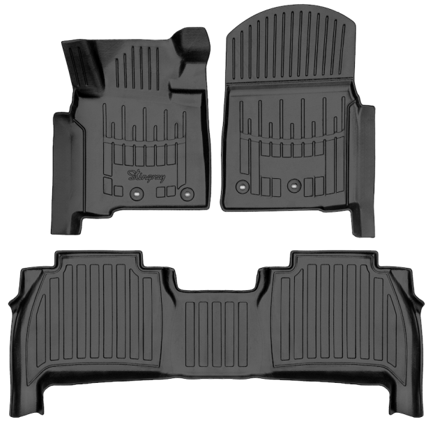 3D килимки для TOYOTA Land Cruiser 200 (2007-....)  з бортиками 30 мм (Stingray)