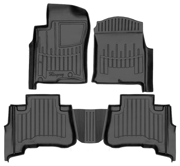 3D килимки для Toyota Land Cruiser Prado (J120) (2002-2009)  з бортиками 30 мм (Stingray)