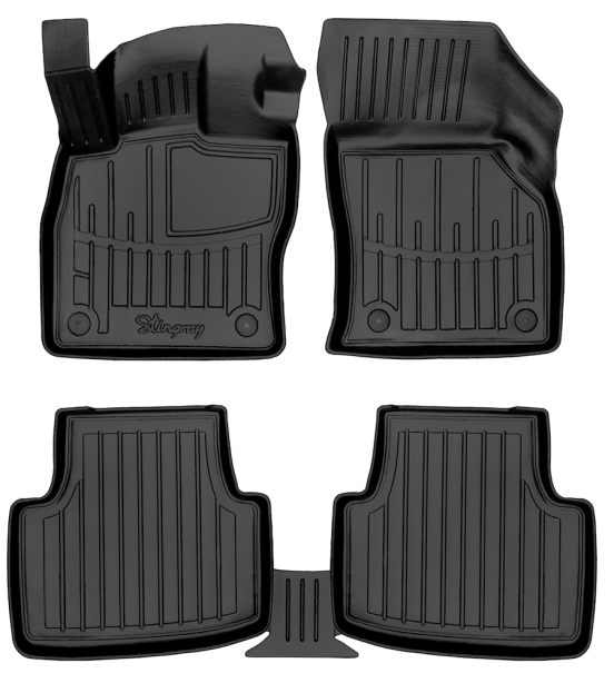 3D коврики VOLKSWAGEN Passat B8 2014-... с бортиками 30 мм Stingray