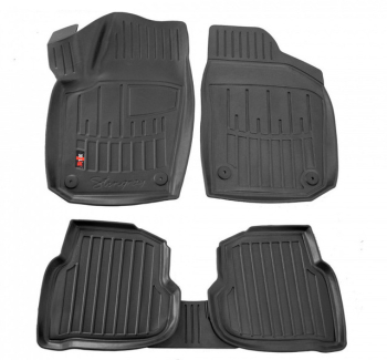 3D коврики Volkswagen Polo Sedan 2010-... с бортиками 30 мм Stingray