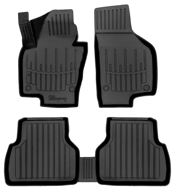 3D коврики VOLKSWAGEN Tiguan I 2007-2015 с бортиками 30 мм Stingray
