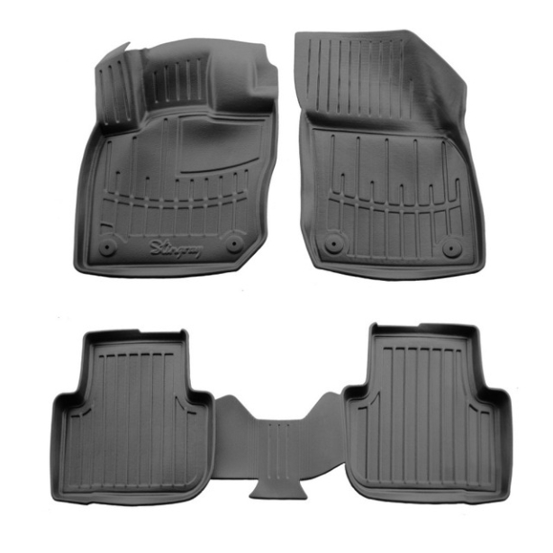 3D коврики Volkswagen Tiguan III 2024-... с бортиками 30 мм Stingray