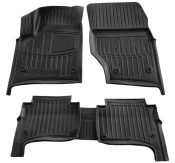 3D коврики Volkswagen Touareg I 2002-2010 с бортиками 30 мм Stingray. Фото 3